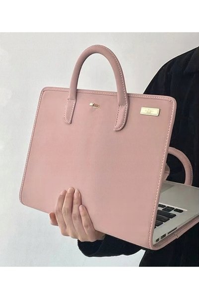 Pan i Pani Gadżet Husă elegantă și protectoare roz pentru laptop de 14 inch