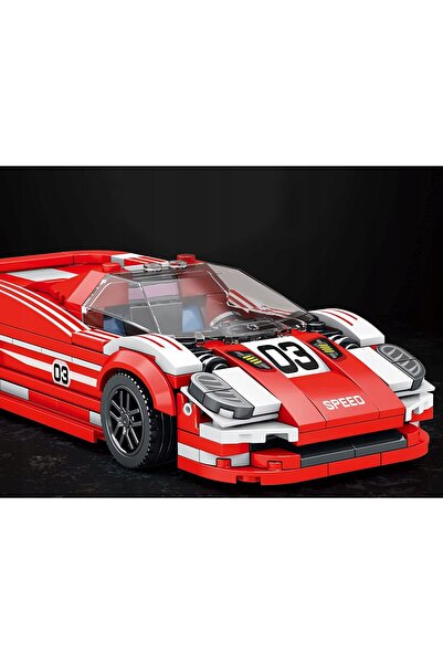 Jokomisiada Auto sport roșu 917 Blocuri de construcție tehnice 355 ele ZA4754