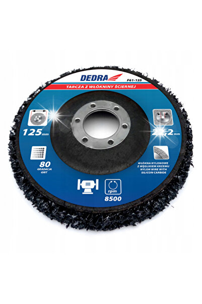 dedra Disc abraziv din fibră 125mm - DED F61-125