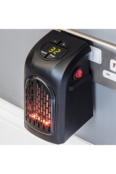NO BRAND Aerotermă de perete MINI 400W + TELECOMANDĂ