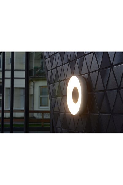 LUTEC Aplică LED de perete UBLO 16W gri IP54 de exterior