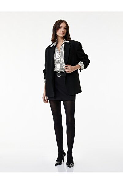 Koton Slim Fit A-Line Belted Mini Skirt