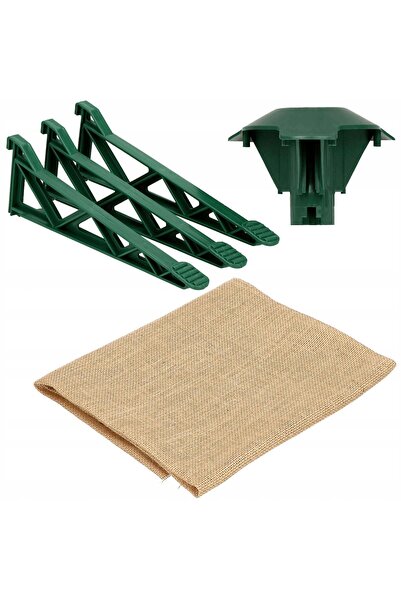 Springos BRAD ARTIFICIAL DE CRĂCIUN 220 cm CU SUPORT, FRUMOS, TIP PIN CU EFEK...