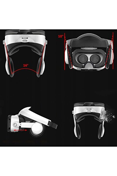 Strado Ochelari VR 3D 360 °   Fiit 3F cu căști pentru telefoane Android și iOS