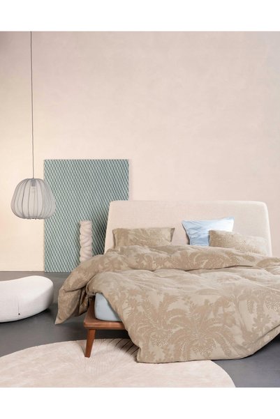 NO BRAND Set de 2 huse de pernă Essenza Palma 50x70cm taupe