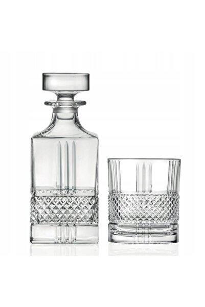 Bohemia Set elegant de whisky, decantor 7el + pahare din sticlă de cristal