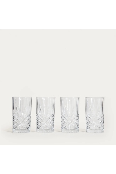 Homla Set de pahare MIRRA înalte, 4 bucăți. 0,35 l
