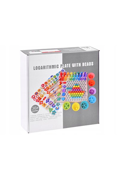 Jokomisiada Set din lemn puzzle educativ pentru învățarea numărării ZA3821