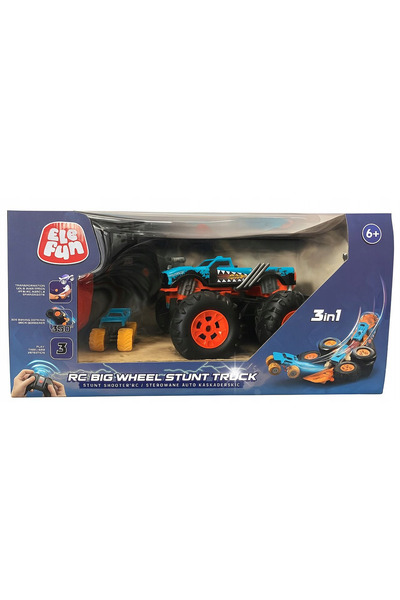 ELEFUN Mașină RC de cascadorii cu roți MARI, Camion de cascadorii