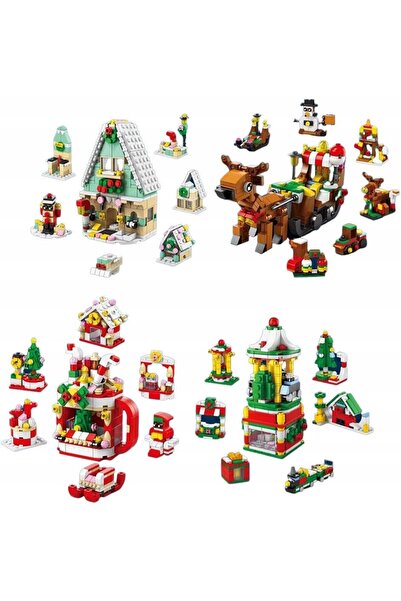 Pan i Pani Gadżet Calendar de Advent de Crăciun cu 24 de ferestre, tip blocur...