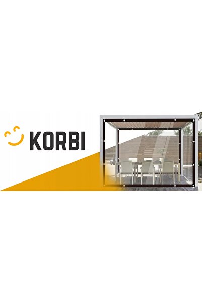 Korbi PLANDEKA Prelată impermeabilă transparentă pentru terasă de grădină 3x3m
