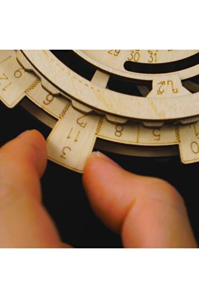 Robotime CALENDAR DIN LEMN MODEL 3D DE CONSTRUCȚIE TIP PUZZLE