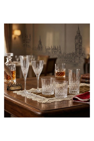 RCR LONDON pahare de șampanie 160ml set 6 bucăți sticlă de cristal