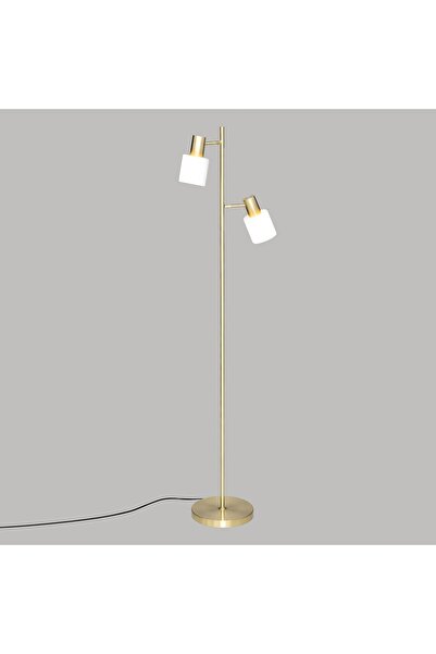 Atmosphera Lampadar metalic auriu de 143 CM, modern, pentru living