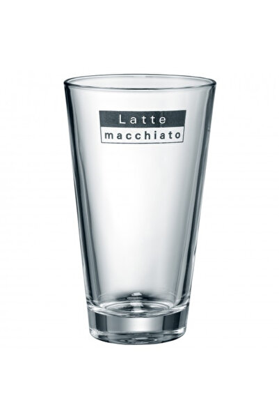 WMF Set de 6 pahare de sticlă pentru latte macchiato + lingurițe