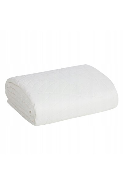 Eurofirany Cuvertură decorativă de pat 170x210 Boni 6 Frunze Albe