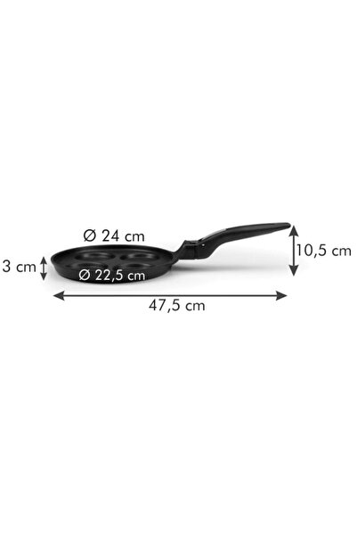 TESCOMA Tigaie cu 4 compartimente SmartCLICK ø 24 cm