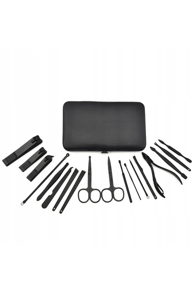 NO BRAND Kit de călătorie pentru manichiură, pedichiură și îngrijire facială,...