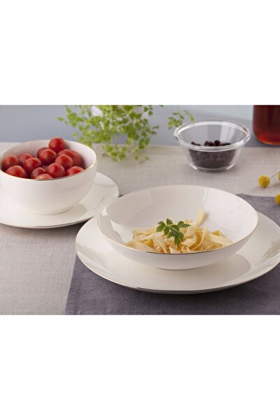 ALTOM DESIGN Set de 6 farfurii adânci pentru supă Bella Gold Line 20 cm