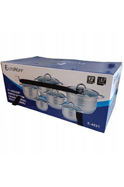 NO BRAND SET DE OALE DE OȚEL PENTRU INDUCȚIE, SET COMPLET, 12 PIESE.