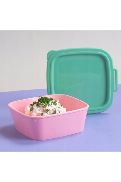 Koziol BOL CU CAPAC ROZ 750 ml, PLASTIC 17x16,1x6 CM PENTRU DEPOZITARE