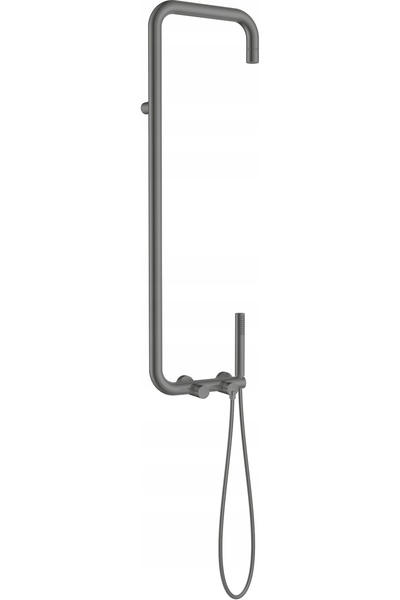 DEANTE Cap de duș tip ploaie cu mixer de duș Silia titan NQS_D4XM