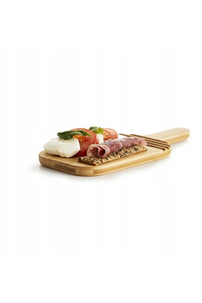 Sagaform Tocător și placă de servire din bambus, 27 x 13 x 2 cm