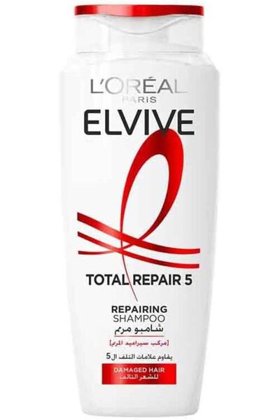 L'Oreal Paris Elvive شامبو لوريال باريس إلفيف توتال ريبير 5 لإصلاح الشعر 400 مل