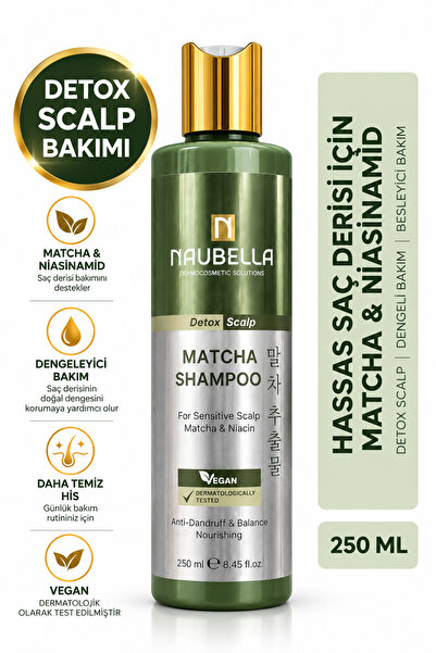 Dökülme Karşıtı Matcha Şampuan 250 ml Tüm Saç Tipleri Için