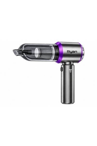 Bagajon Ryan 20.000 Pa 7.500 mAh Araç Süpürgesi – 120W Fırçasız Motor, Üfleme & Vakum, Çantalı