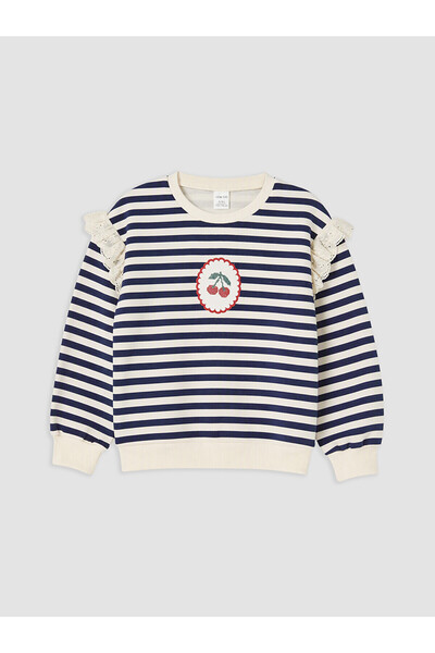 LC Waikiki Alita City Farkıyla Lcw Kids Navy Blue 3 Threaded Striped Loose & ...