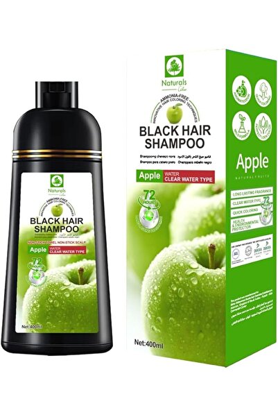 NATURALSHOP شامبو تسويد الشعر الطبيعي بخلاصة التفاح 400 مل