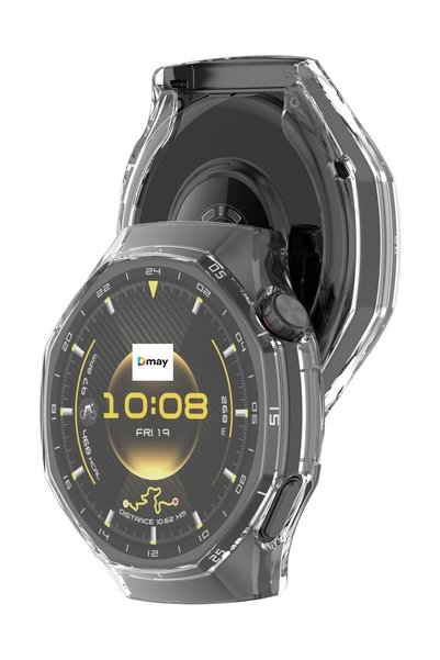 Dmay Huawei Watch GT 7 Pro 46mm Uyumlu 360' Full Koruma Silikon Kılıf