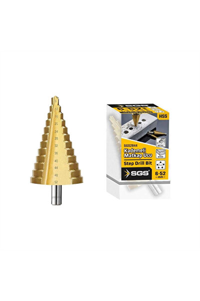 ARNEER Mey İthalat® Sgs 2844 Hss Kademeli Matkap Uç 6-52 Mm