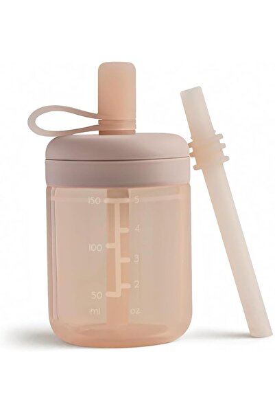 Moonkie Baby Straw cup | Silicone Toddler Sippy Cup Training Cup with Straw L...