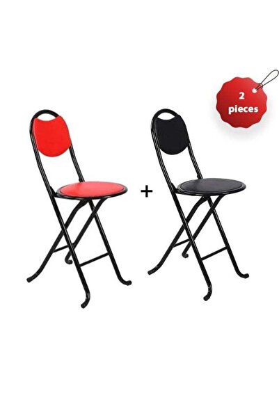 Generic حزمة من كرسيين قابلين للطي بتصميم أنيق.