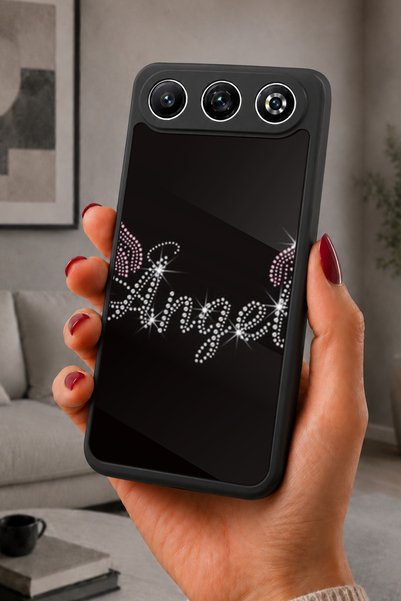General Mobile Gm 26 Compatible Printed, Matte Black, Soft Silicone, Protecti...