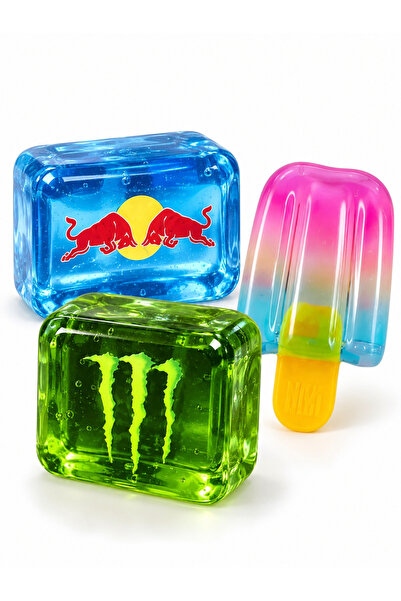 TOYTOPIA Üçlü Needoh NiceCube Sukuşi Seti - Needoh Coca Cola + Needoh Redbull...