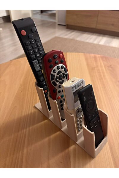 Friend & Trend Modern Minimalist 4 Bölmeli Kumanda Standı Masa Üstü Organizer