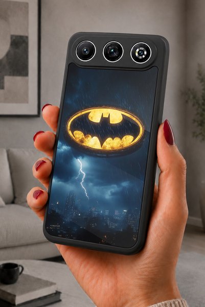 General Mobile غطاء متوافق مع GM 26، مطبوع، أسود غير لامع، سيليكون ناعم، واقي...
