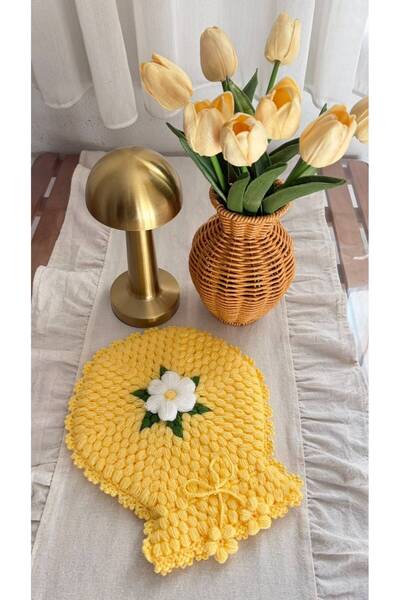 ONTİC Special Design Hand-Knitted Dowry Bath Loofah Set - Soft & Durable Knitted Bath Loofah
