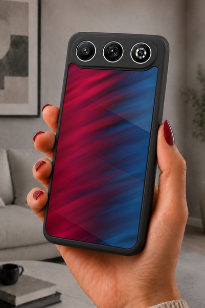 General Mobile Gm 26 Compatible Printed, Matte Black, Soft Silicone, Protecti...