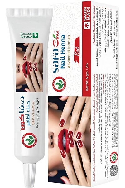 safa cone حناء سفا كون نيل بديل رائع للمانيكير - أحمر (6 جرام)