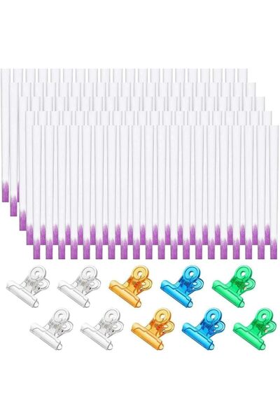 Yelajoy 100 Pcs Fiber Nail Kit, Fiberglass Nail Extension Set, Quick Shaping ...