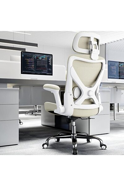 GENERAL Ergalithic Ergonomic Office Chair-Computer X-Shaped Chair Mesh PU Lea...