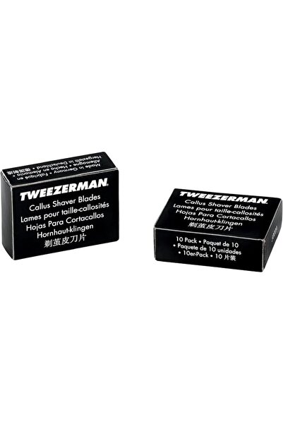 Tweezerman شفرات بديلة لماكينة إزالة الجلد الميت، 20 قطعة