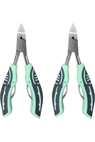 SYOSI 2 Pack Stainless Steel Cuticle Nippers, Multi-use Trimmer Clippers, Dur...