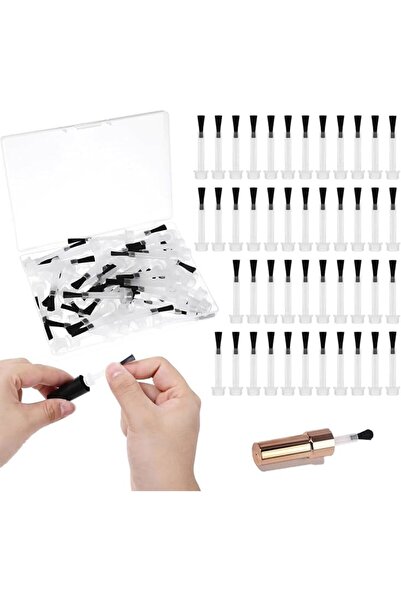 Yelajoy 66 PCS Nail Polish Brush, Disposable Replacement Brushes for Gel Poli...