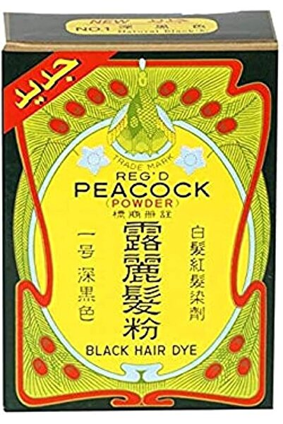 Peacock Black Hair Powder 6G
