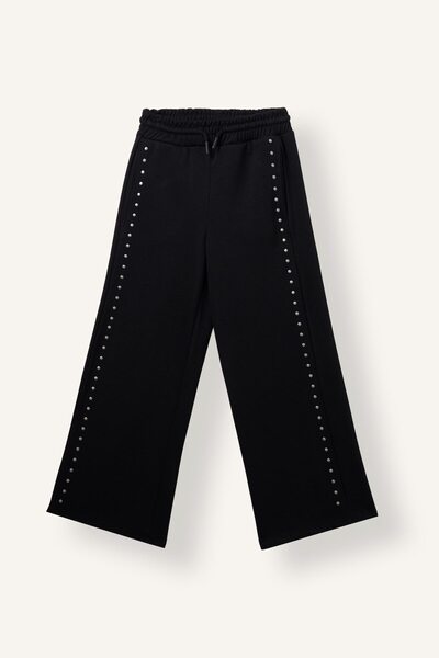 DeFacto Stone Detailed Wide Leg Sweatpants for Girls I6202A826Wn